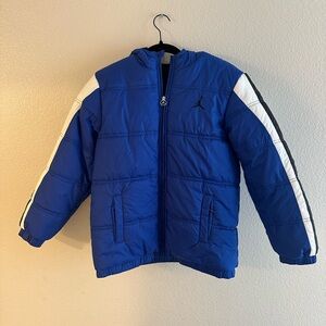 Boys Jordan Hooded Winter Puffer Jacket